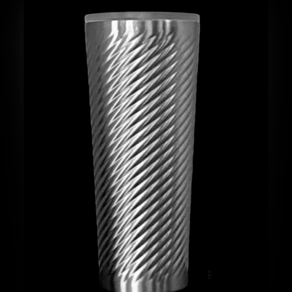 Starbucks Silver Swirl Stainless Steel Cold Cup Tumbler 24oz NWT Holiday 2022 - Picture 14 of 14